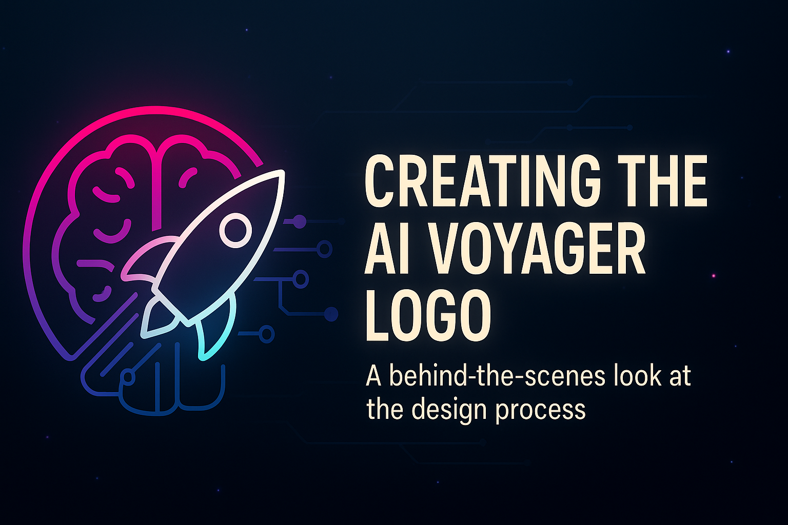 Crafting the AI Voyager Identity: From Sketch to Digital Reality